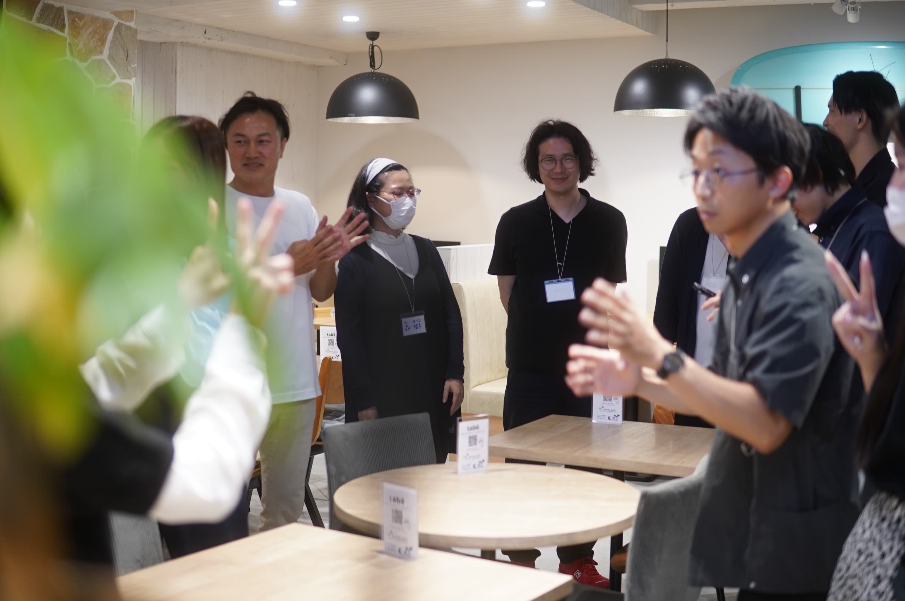 甲佐町の風景のデザイン素材