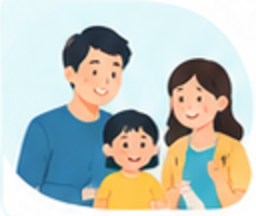 家族のイラスト